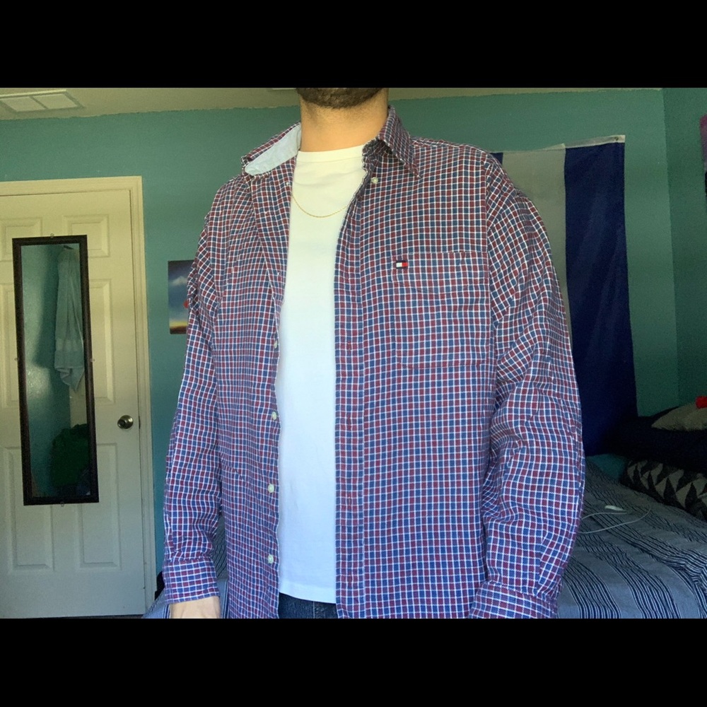 VINTAGE TOMMY HILFIGER FLANNEL 🔥